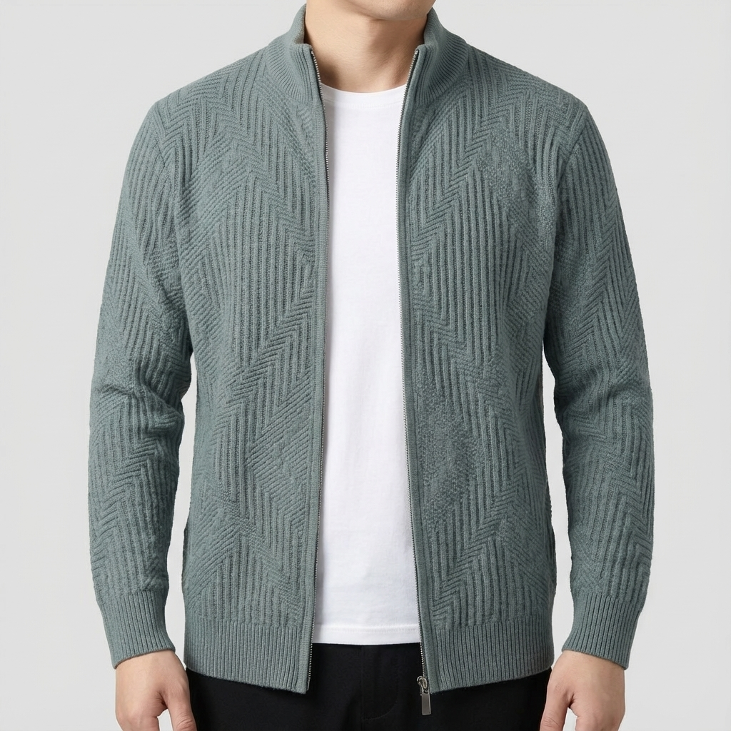 Fulton Full-Zip Knit Sweater