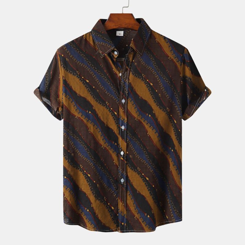 VINTAGE WAVES BUTTON-UP