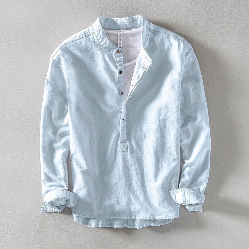 ASAHI LOW COLLAR SHIRT