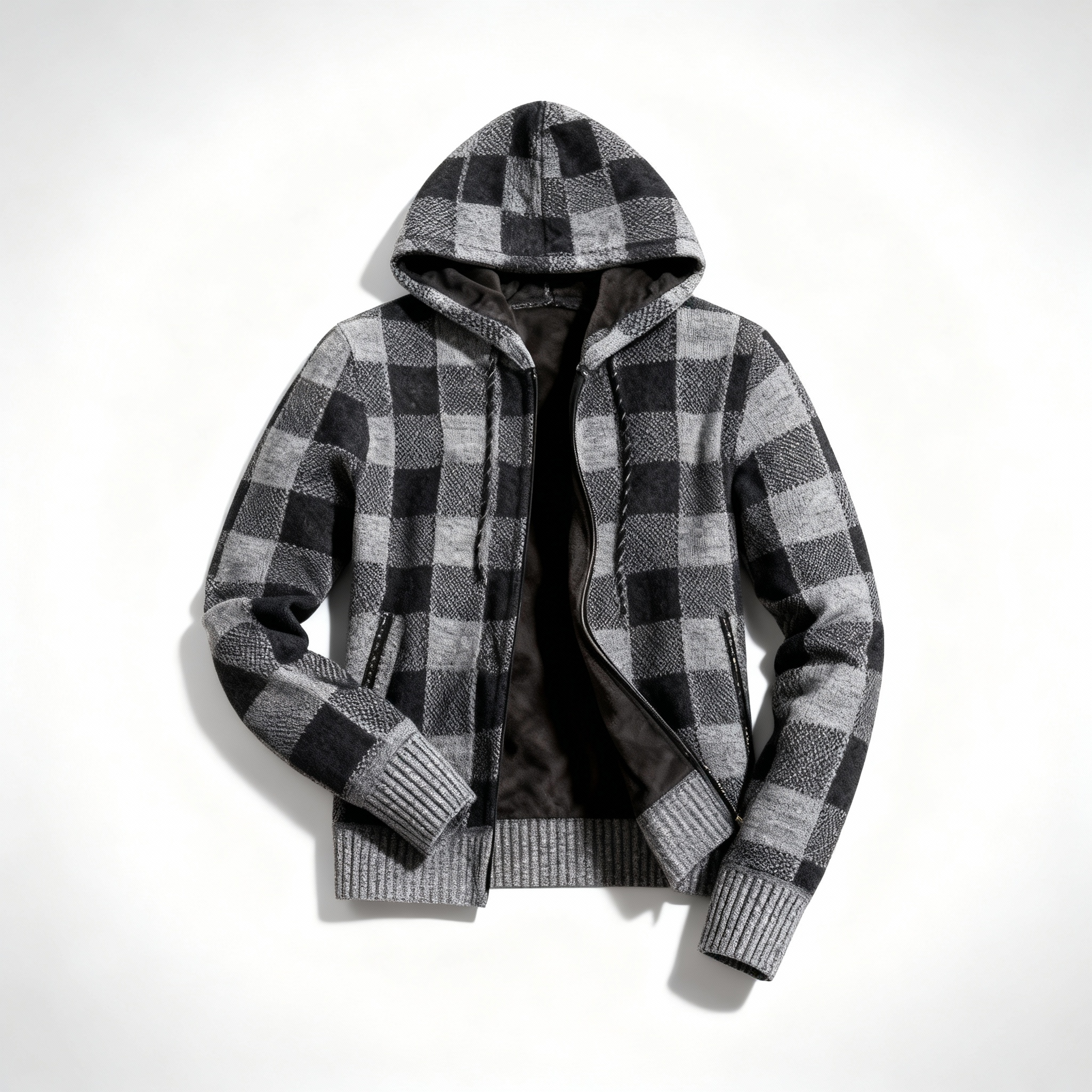Hawthorn Plaid Fleece Hoodie