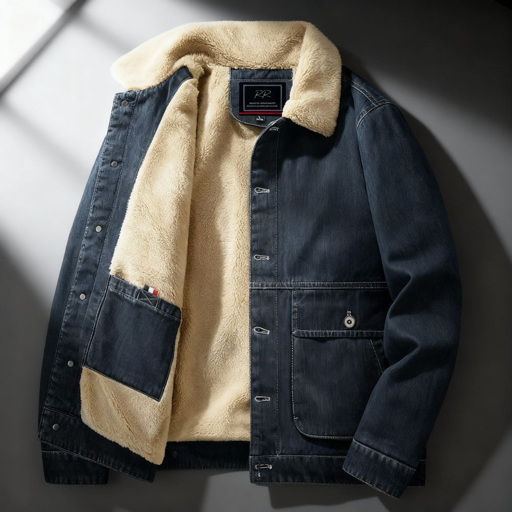 Walker Denim Fleece Jacket