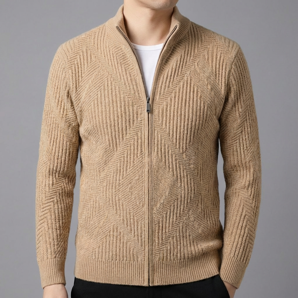 Fulton Full-Zip Knit Sweater