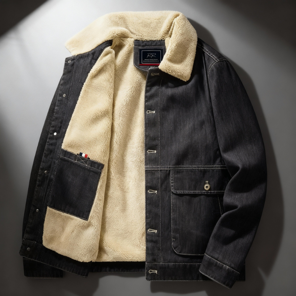 Walker Denim Fleece Jacket