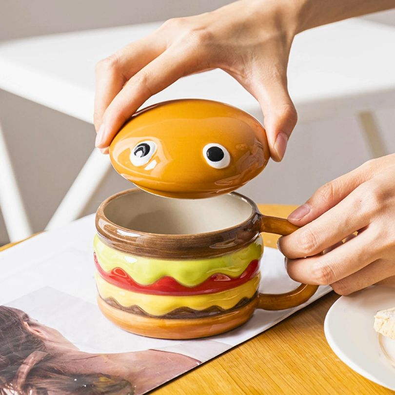 Hamburger Coffee Cup