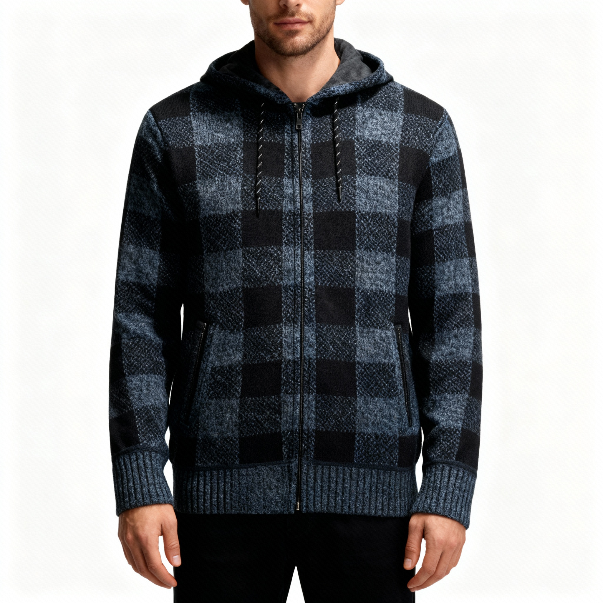 Hawthorn Plaid Fleece Hoodie