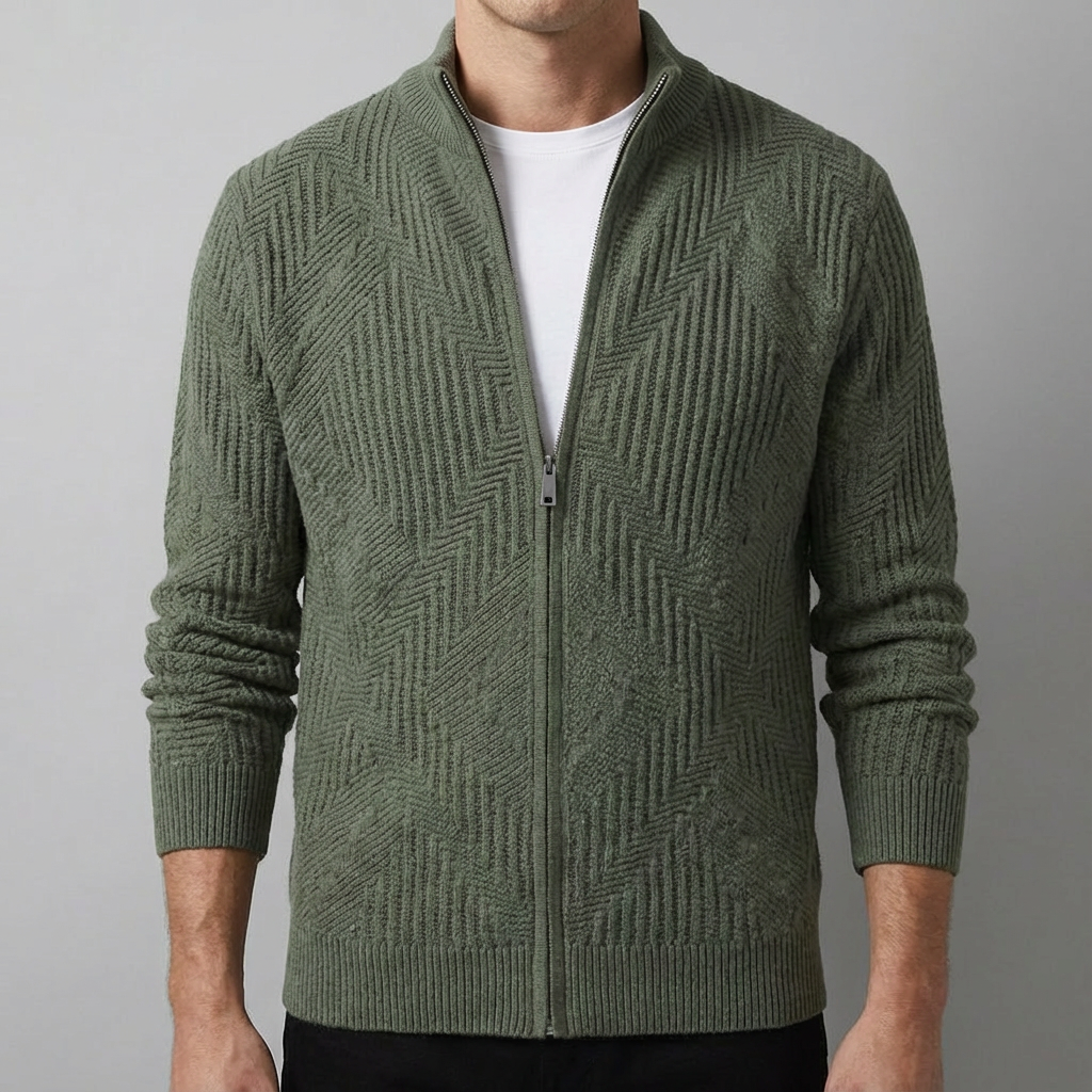 Fulton Full-Zip Knit Sweater