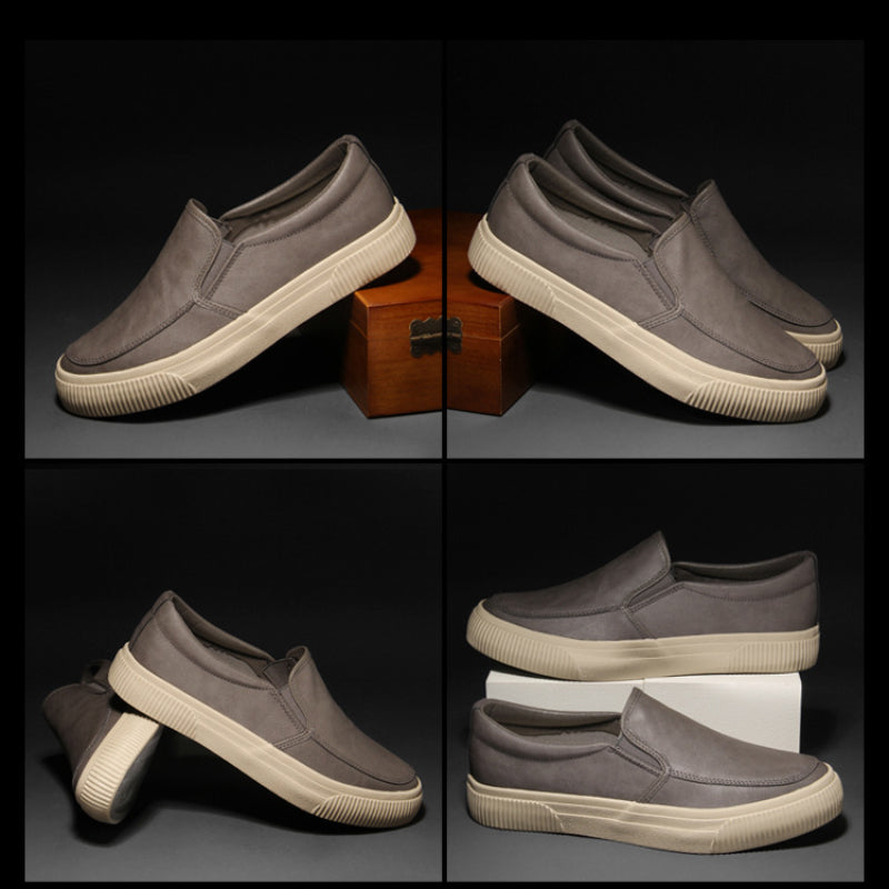ACE LOW LEATHER SLIP-ONS