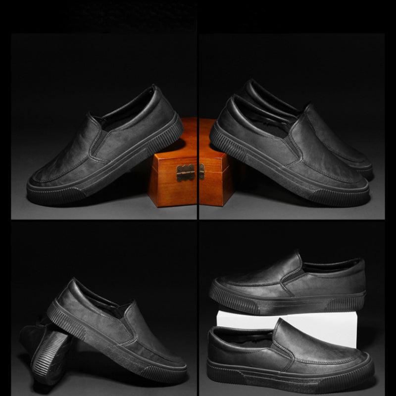 ACE LOW LEATHER SLIP-ONS
