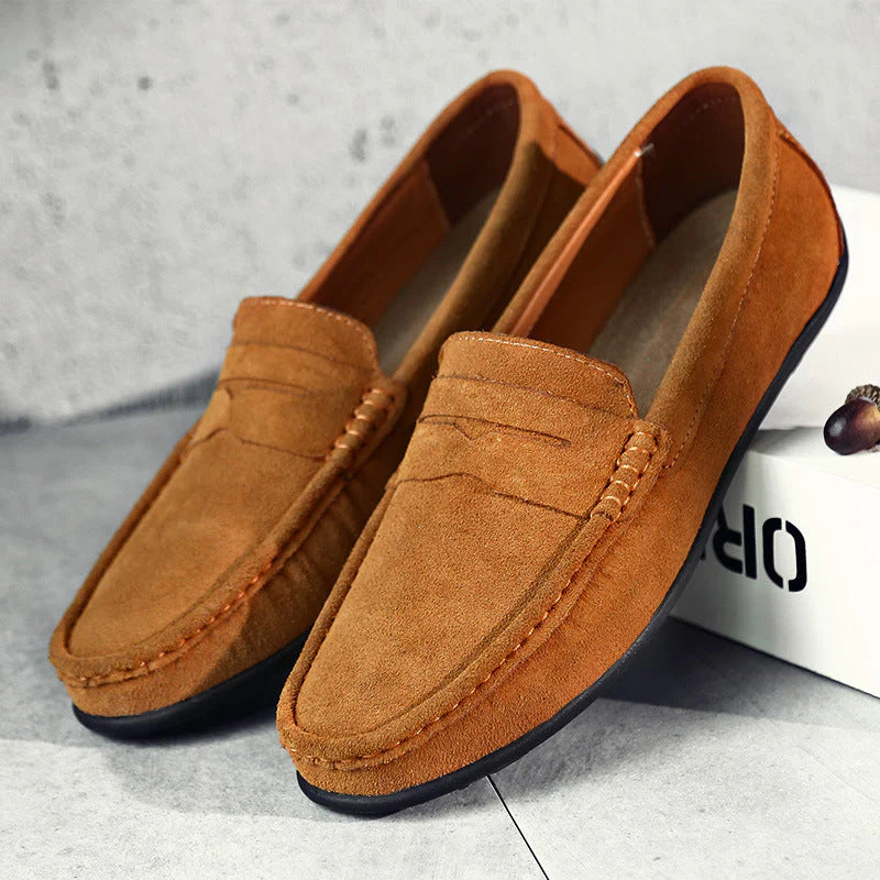 Veloce Genuine Suede Loafers