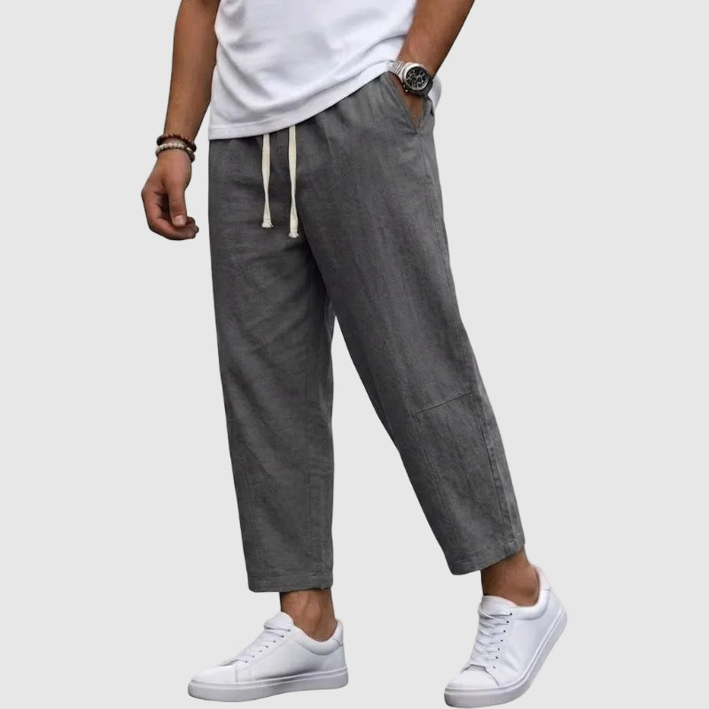 Ashwell Linen Drawstring Pants