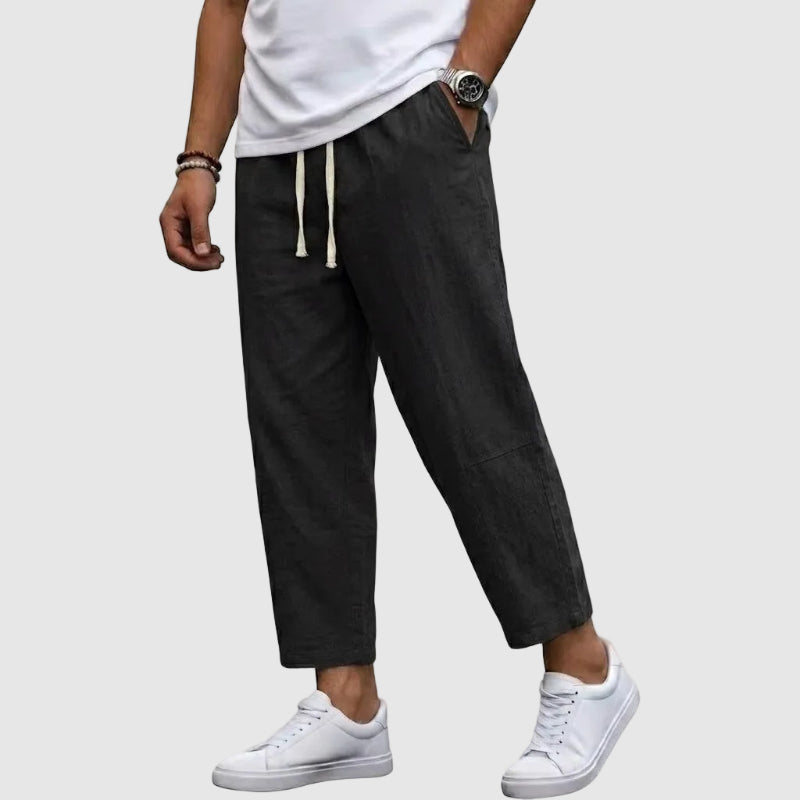 Ashwell Linen Drawstring Pants