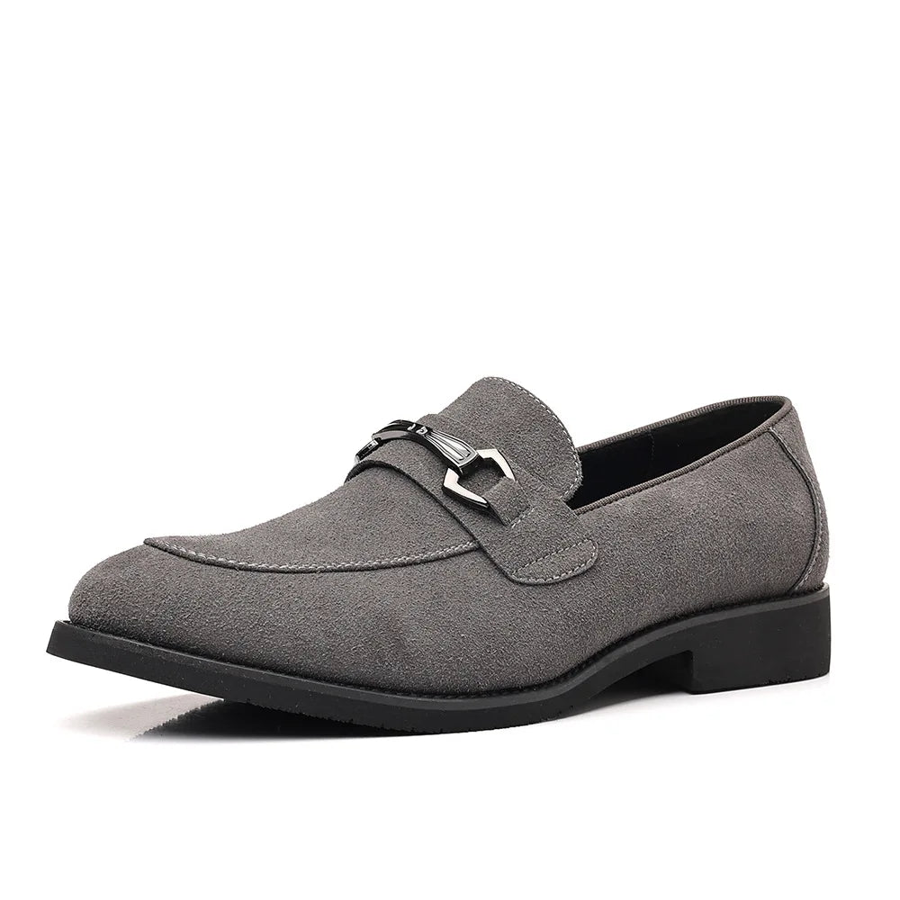 Pierce Suede Pointed Toe Loafers