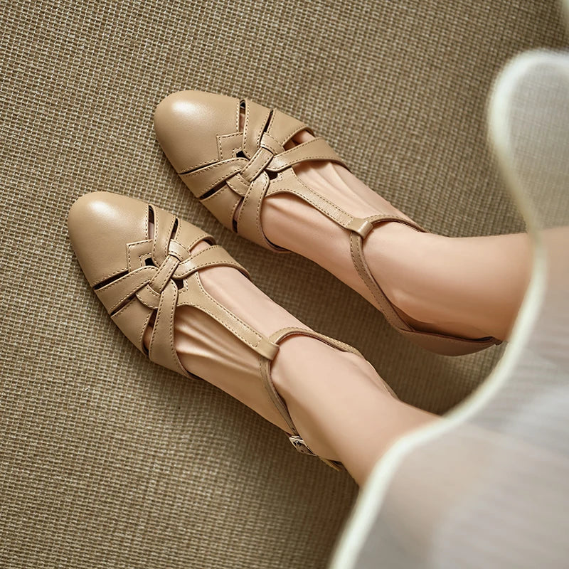 Victoria Genuine Leather Heels
