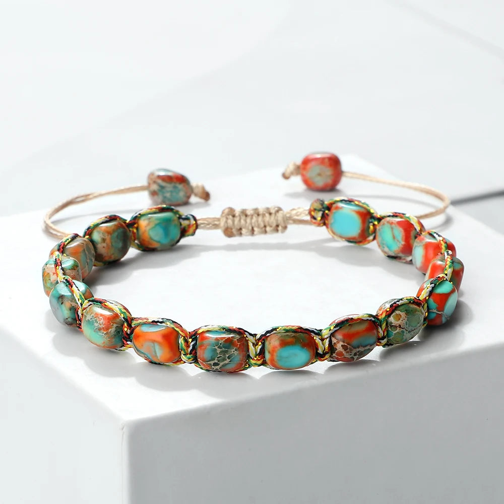 Sierra Braided Stone Bracelet