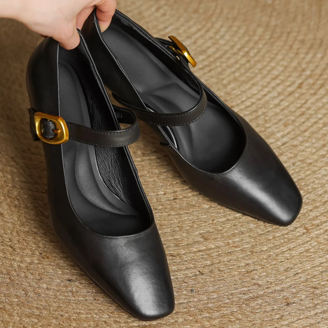 Celina Genuine Leather Heels