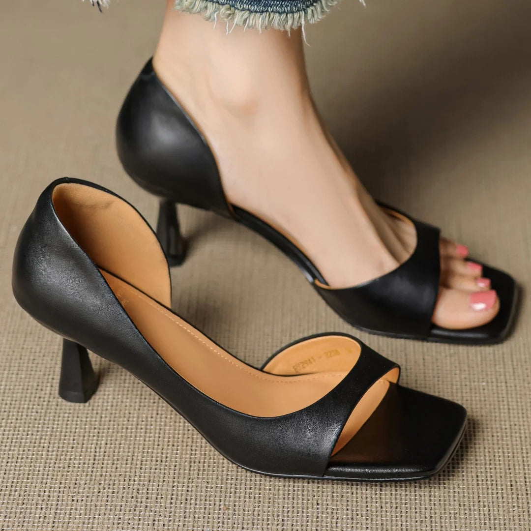 Juliet Genuine Leather Heels