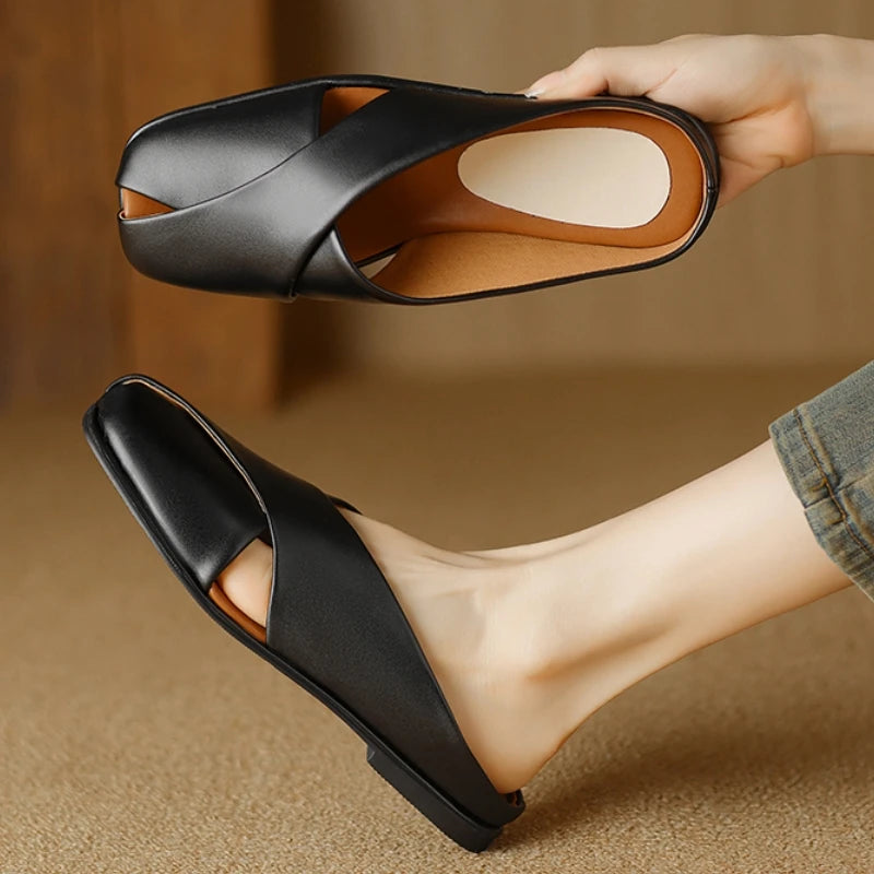 Valentara Crisscross Mules