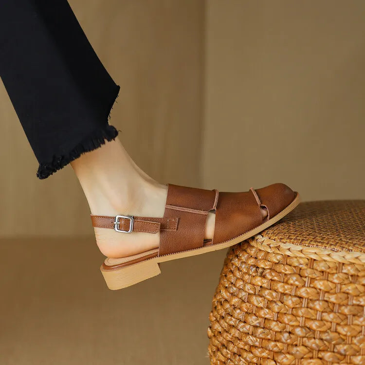 Camden | Leather Slingback Sandals