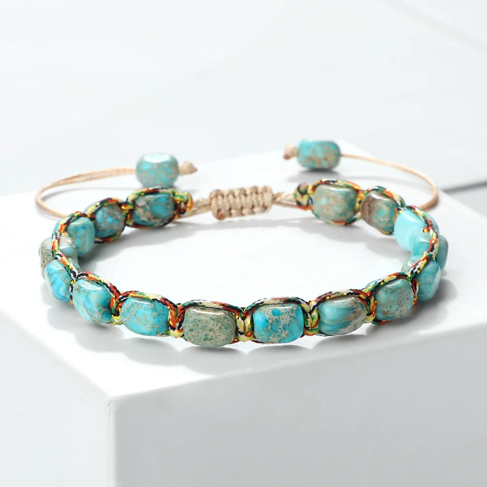 Sierra Braided Stone Bracelet