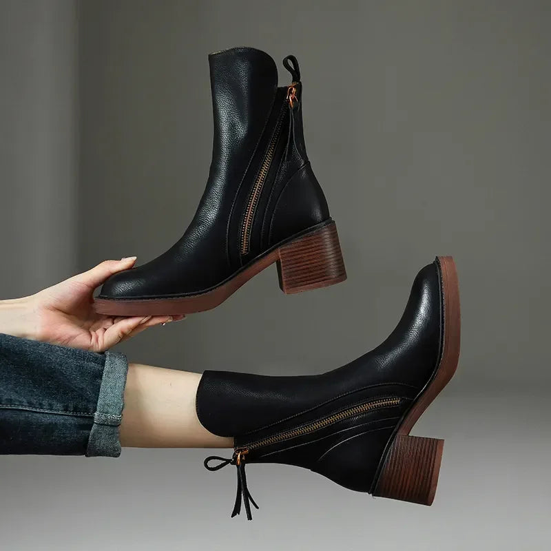 Marlena Block Heel Boots