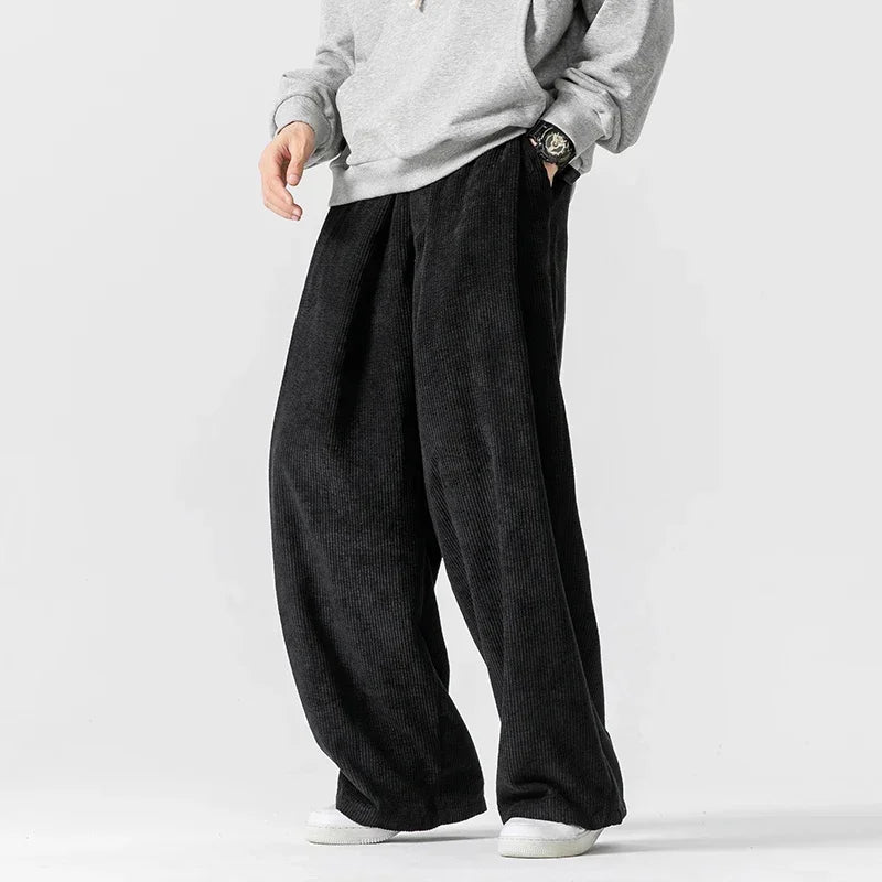 Bend Wide-Leg Corduroy Pants