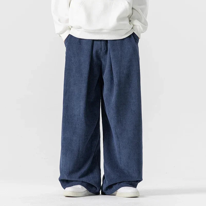 Bend Wide-Leg Corduroy Pants