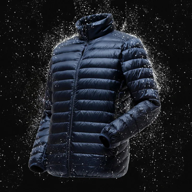 Men's Autumn Winter Jacket Super Light 90% White Duck Down Jacket Casual Light Spring Coat Men's Down Coat New Overoles