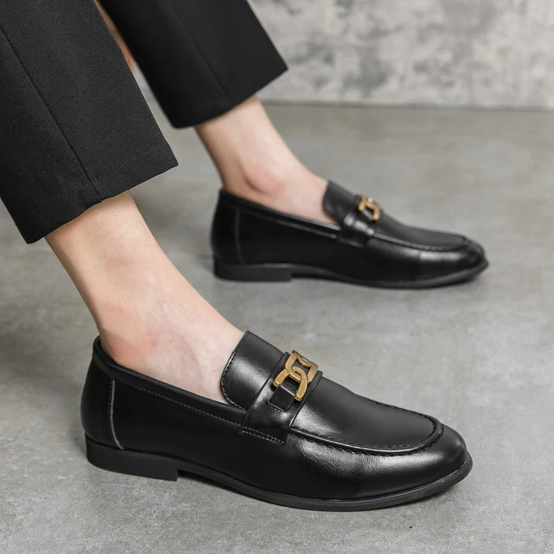 Hunter Leather Slip-On Loafers