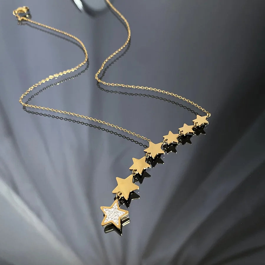 Celeste Dropstar Necklace