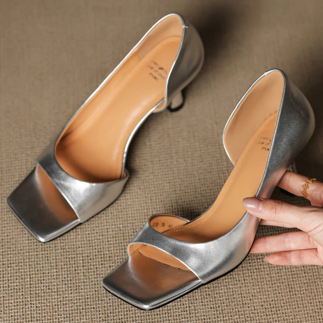 Juliet Genuine Leather Heels