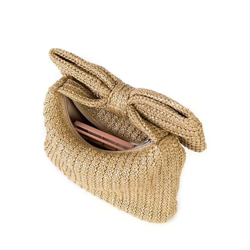 THE WOVEN BOW BAG