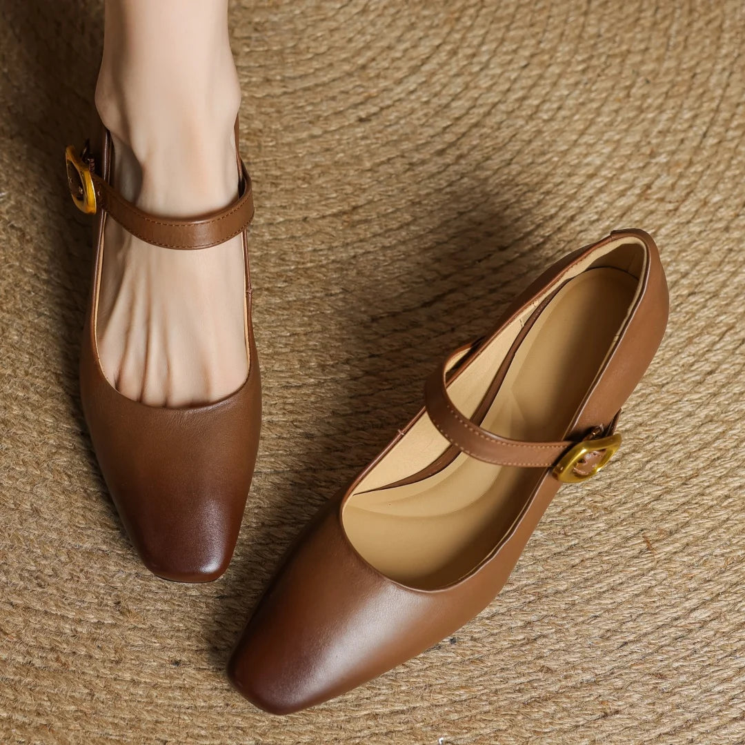 Celina Genuine Leather Heels