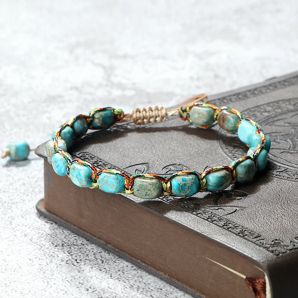 Sierra Braided Stone Bracelet