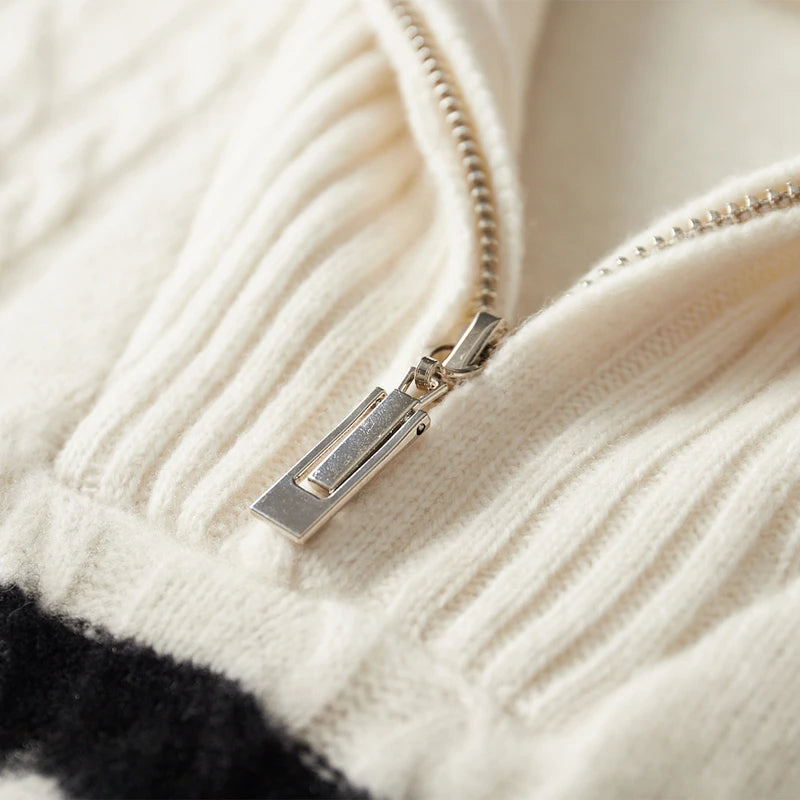 Kingston Wool Quarter-Zip Sweater