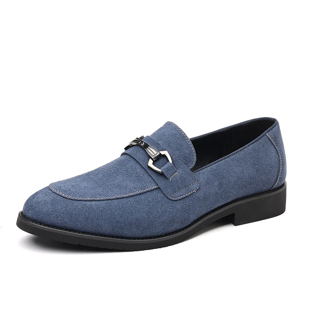 Pierce Suede Pointed Toe Loafers