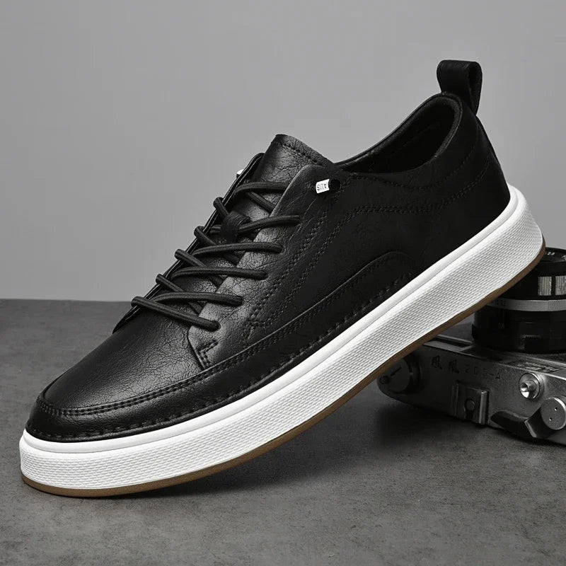 Duncan Genuine Leather Sneakers