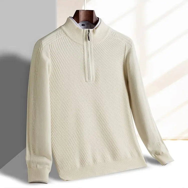 HARTLEY TEXTURED QUARTER-ZIP