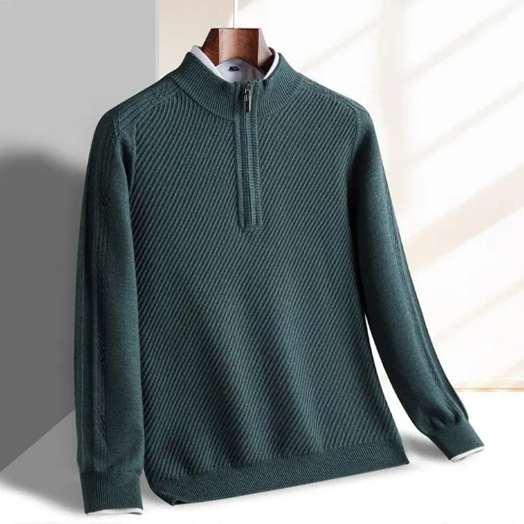 HARTLEY TEXTURED QUARTER-ZIP
