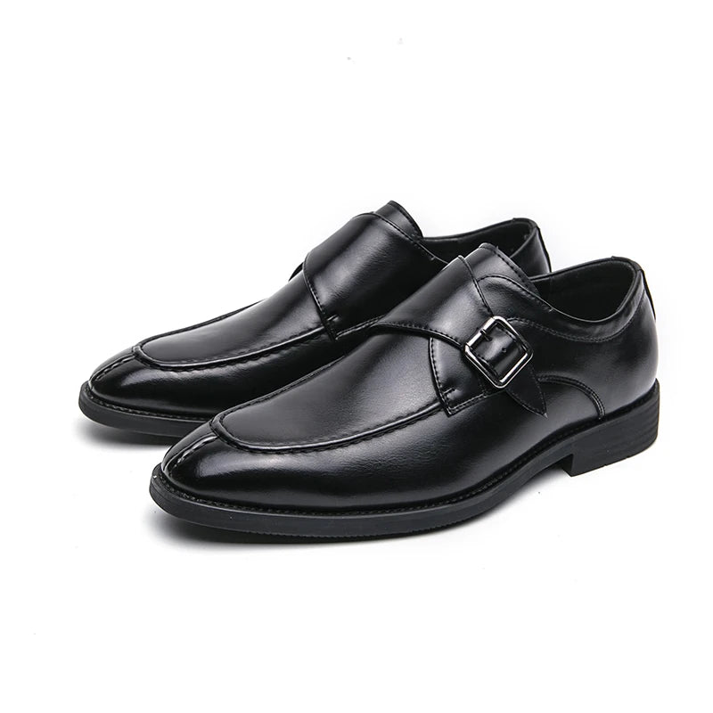 Montgomery Monk Strap Leather Loafers