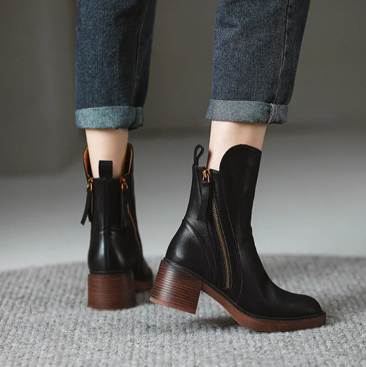 Marlena Block Heel Boots