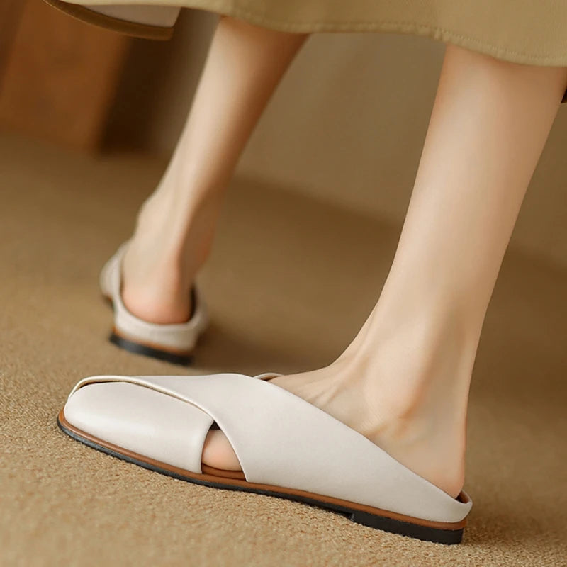 Valentara Crisscross Mules
