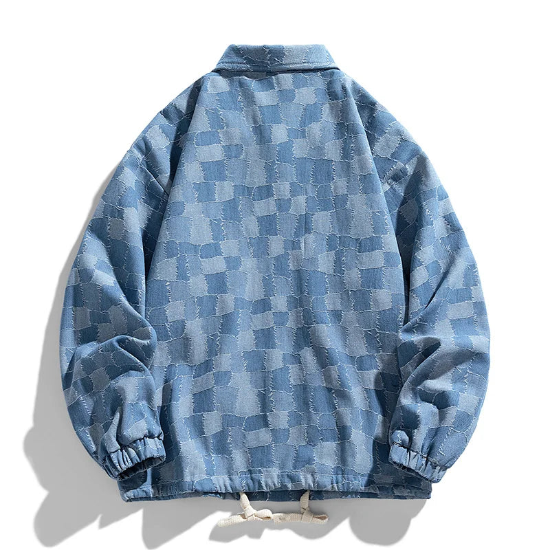 Carter Checkered Denim Jacket