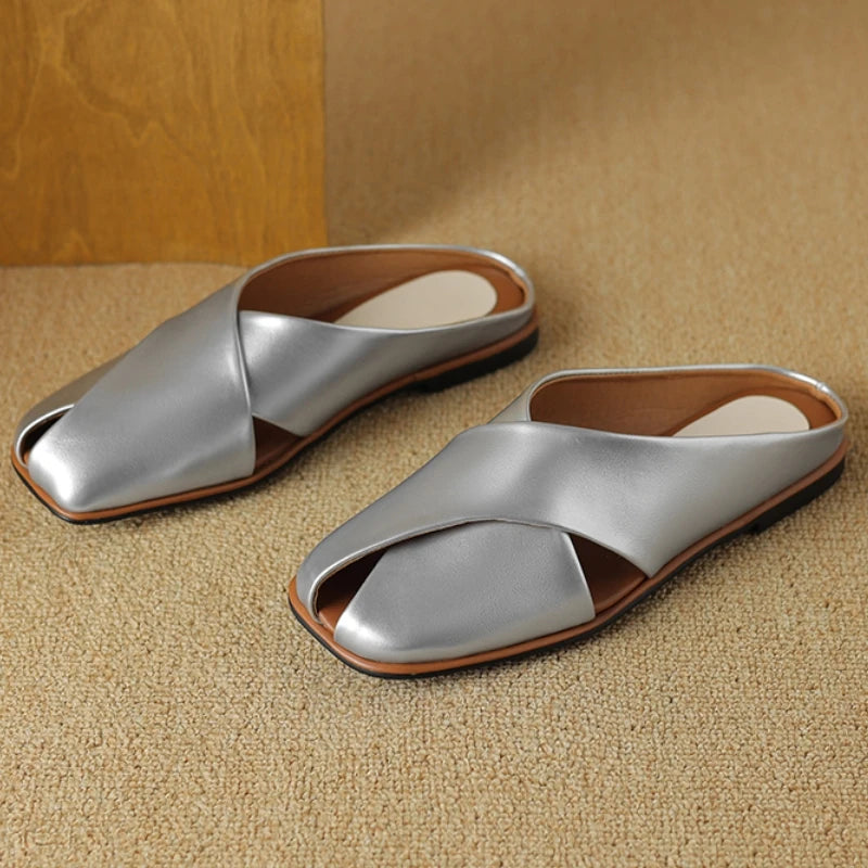 Valentara Crisscross Mules