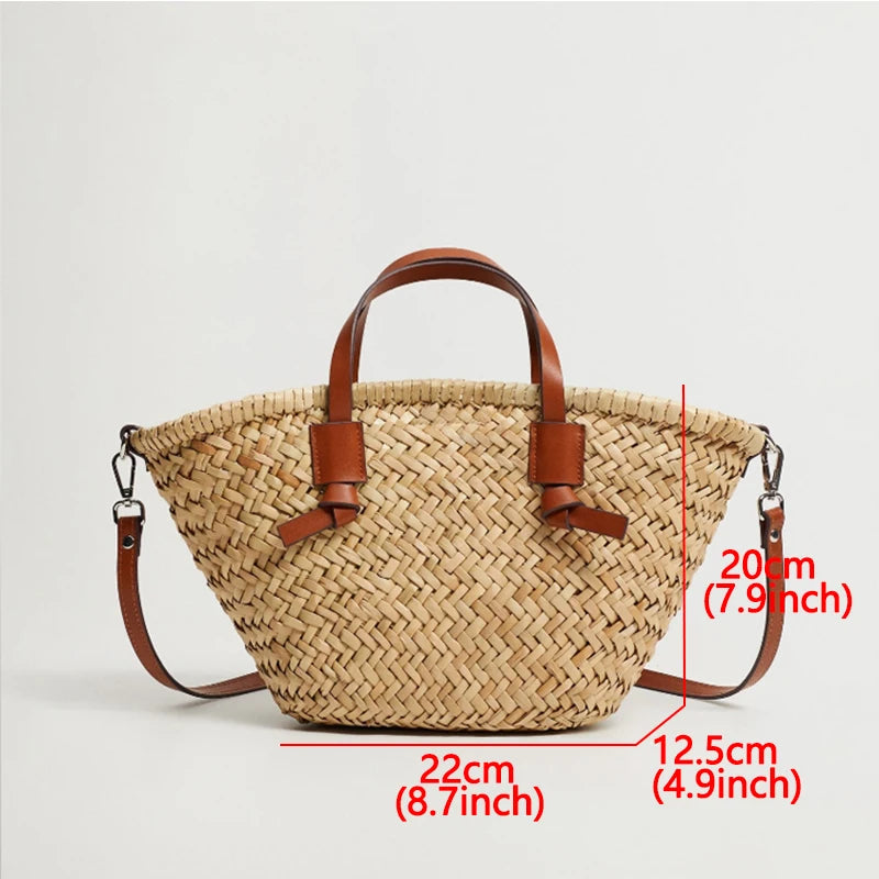 Woven Rattan Handbag