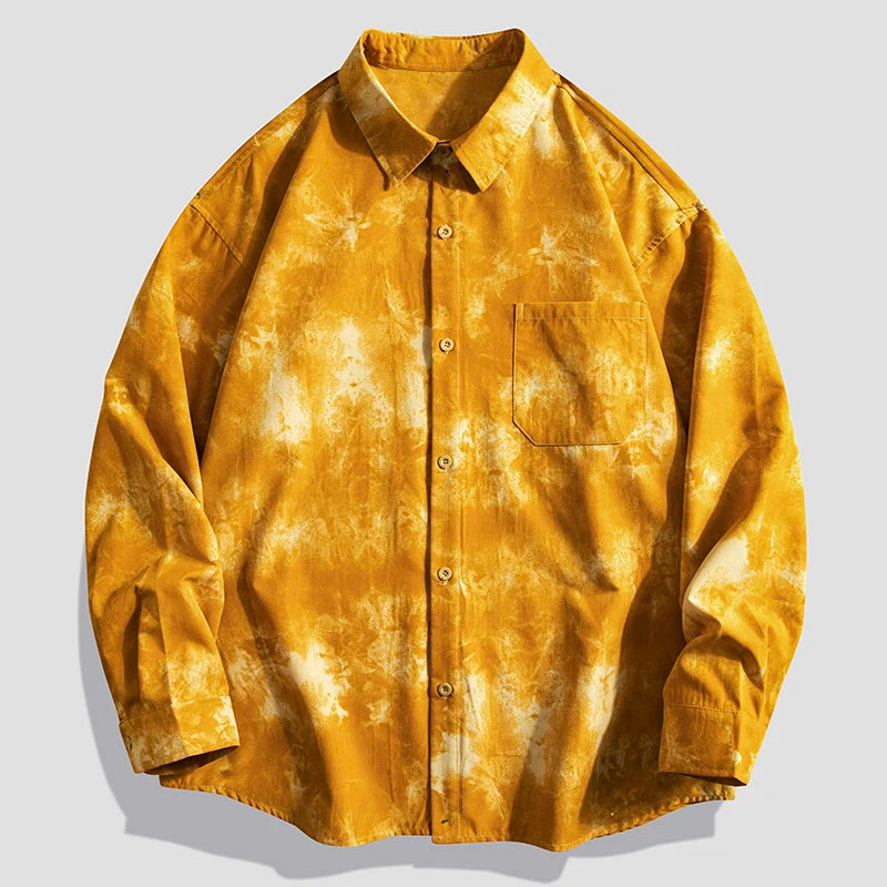 Royce Tie-Dye Button-Up Shirt