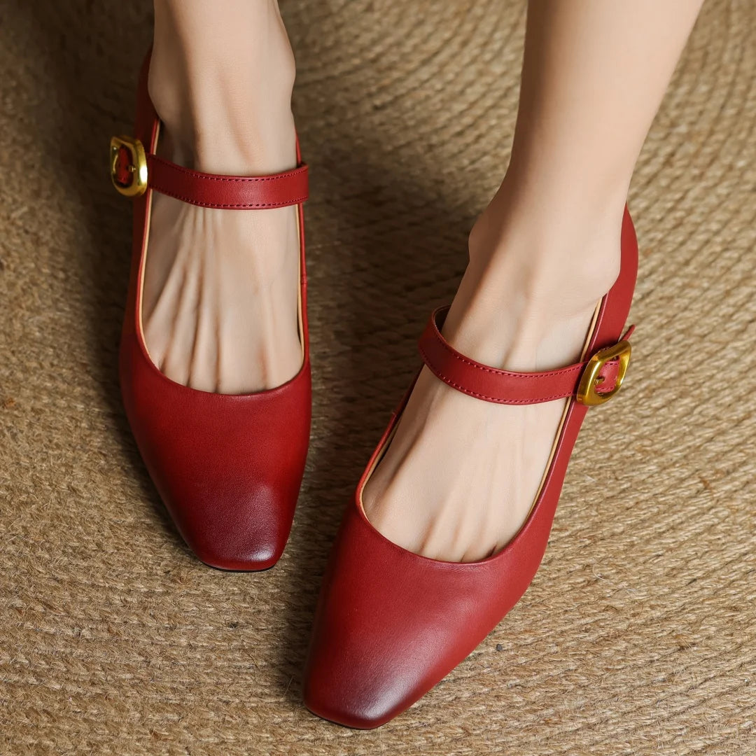 Celina Genuine Leather Heels