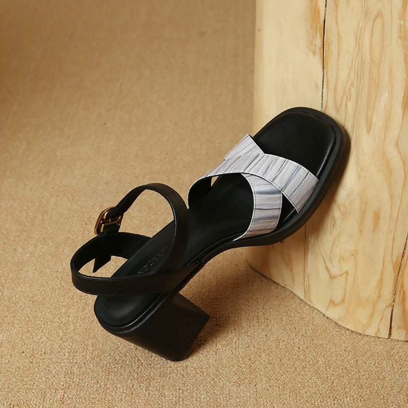 Noelle Genuine Leather Sandals