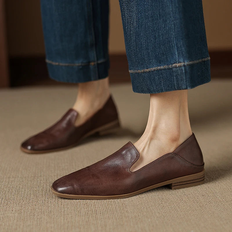Eloria Genuine Leather Loafers