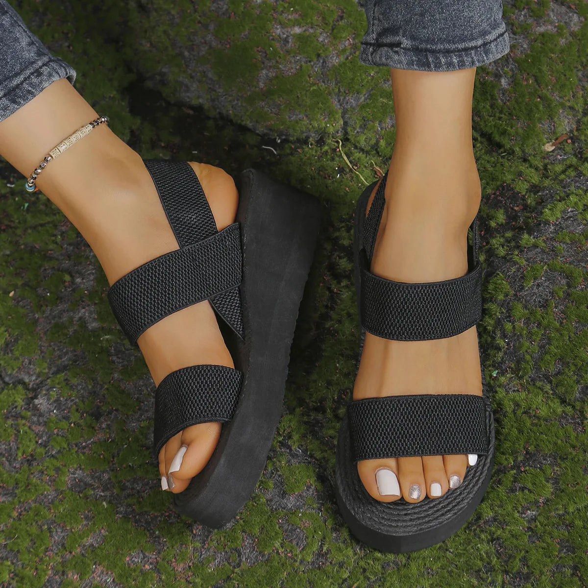 Aria Wedge Sandals