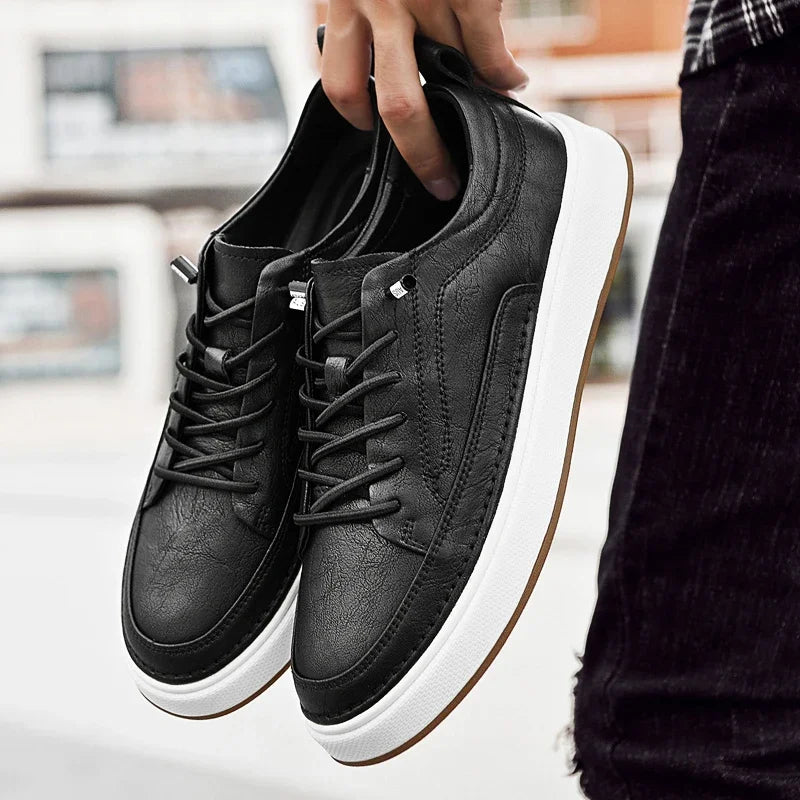 Duncan Genuine Leather Sneakers